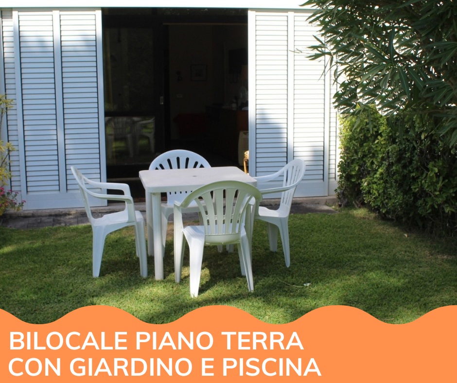 Marina di Bibbona Bilocale piano terra con giardino e piscina