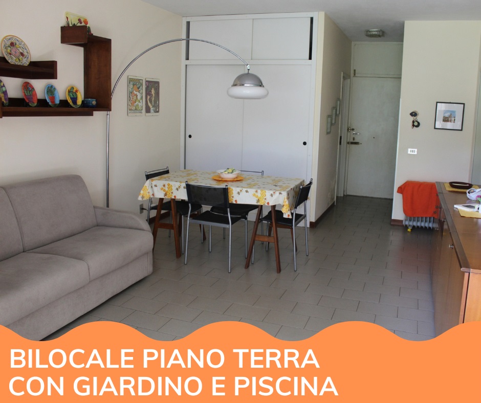 Marina di Bibbona Bilocale piano terra con giardino e piscina