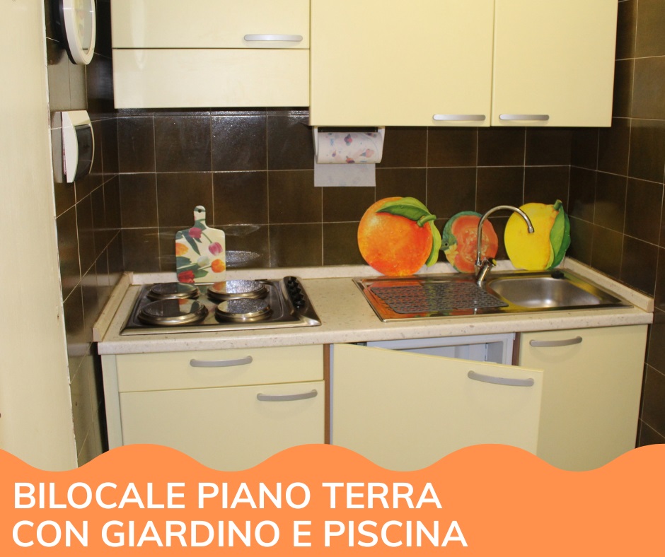 Marina di Bibbona Bilocale piano terra con giardino e piscina