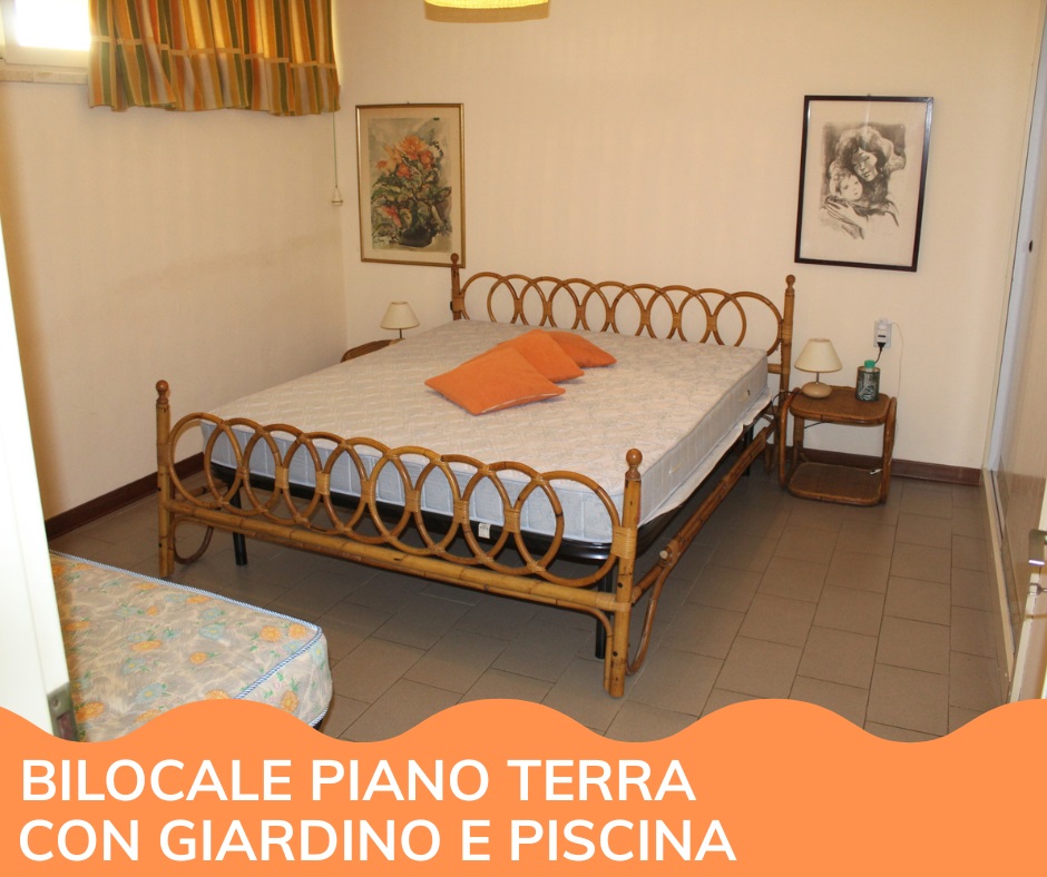 Marina di Bibbona Bilocale piano terra con giardino e piscina