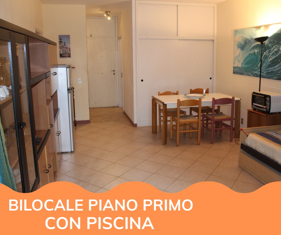 Marina di Bibbona Bilocale piano primo con piscina