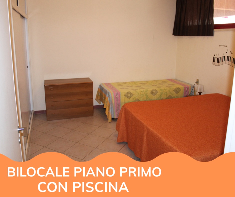 Marina di Bibbona Bilocale piano primo con piscina